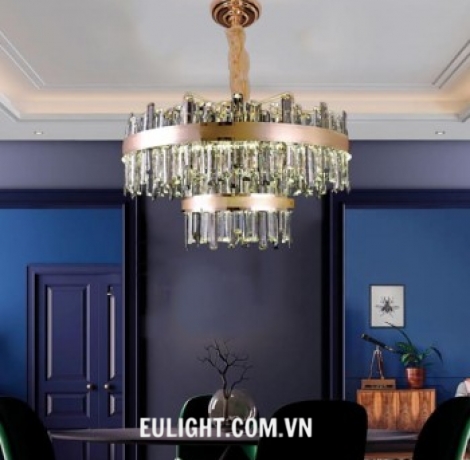 đèn chùm 2 tầng phale cao cấp TPL8579C