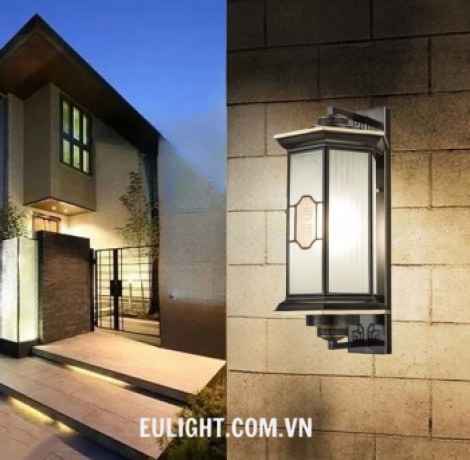 đèn tường đồng thân đen VĐ6224