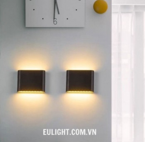 đèn hắt tường vỏ đen VNT051D