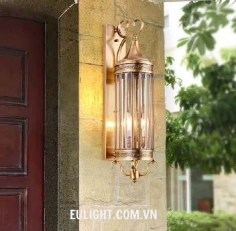 đèn tường đồng thân vàng H750 VĐ6050/3L