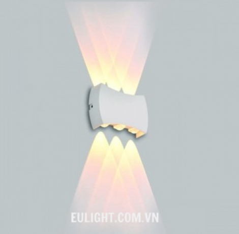 đèn hắt  gắn tường 6 mắt led  CN292 ( vỏ trắng hoặc vỏ đen )