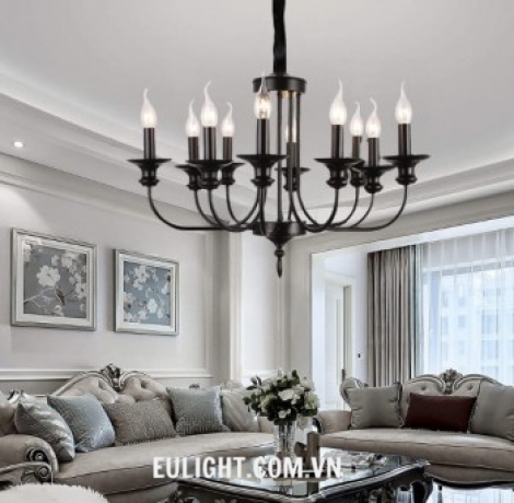 đèn chùm nến phong cách tân cổ điển CN135/10