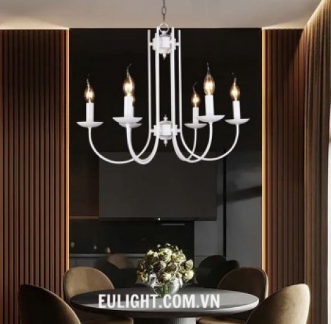 Đèn chùm 6 tay phong cách châu âu CN6605/6
