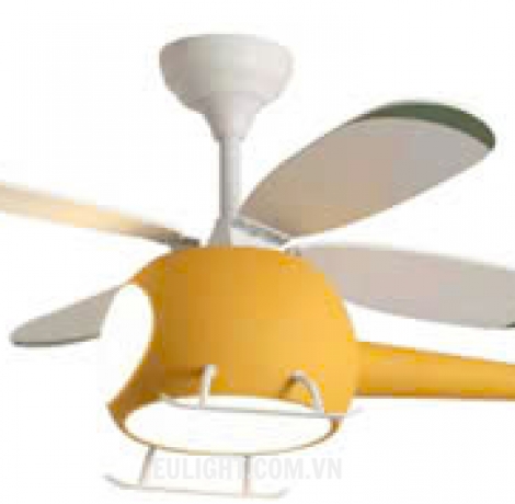 Quạt trần cánh ngắn màu đen QT430049