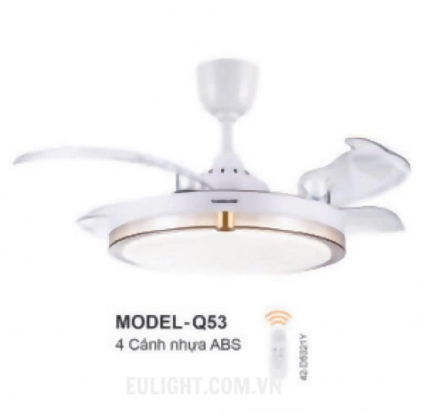 Quạt trần cánh cụp xòe QT53